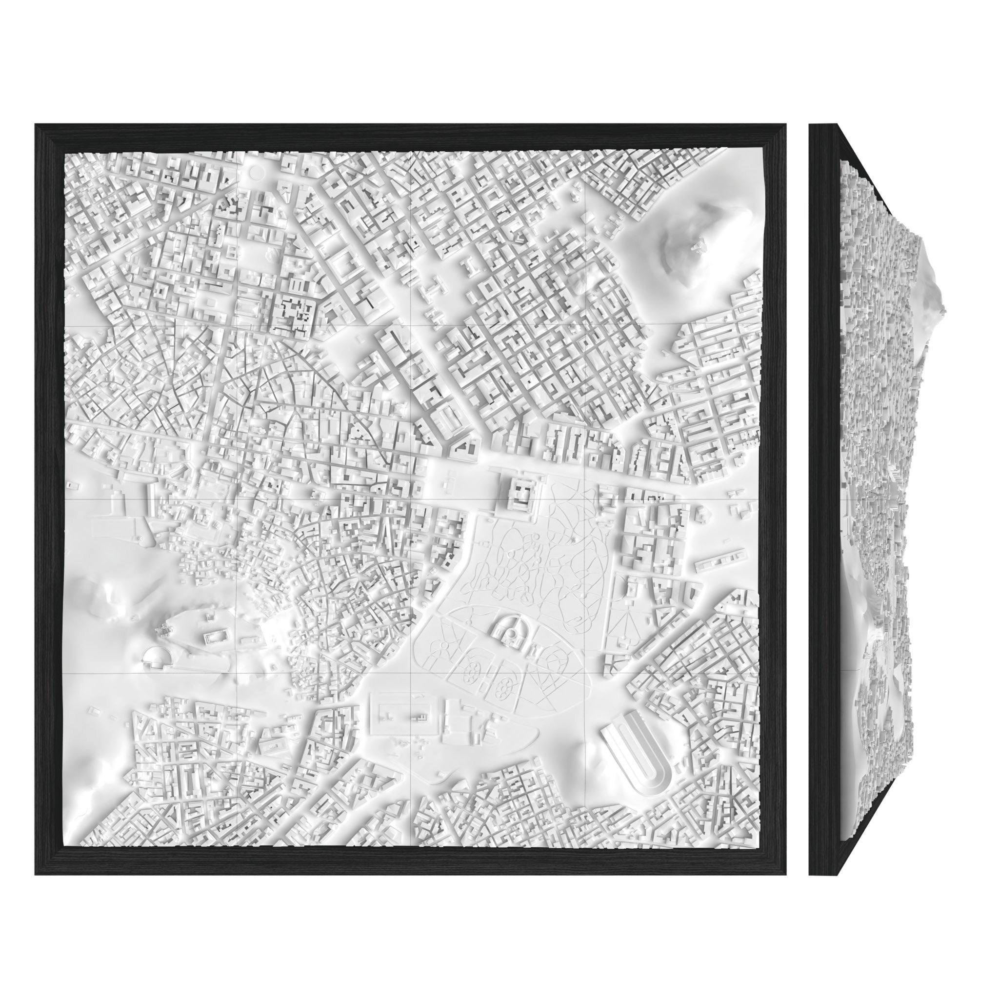 Athens Frame 3D City Model Europe, Frame - CITYFRAMES