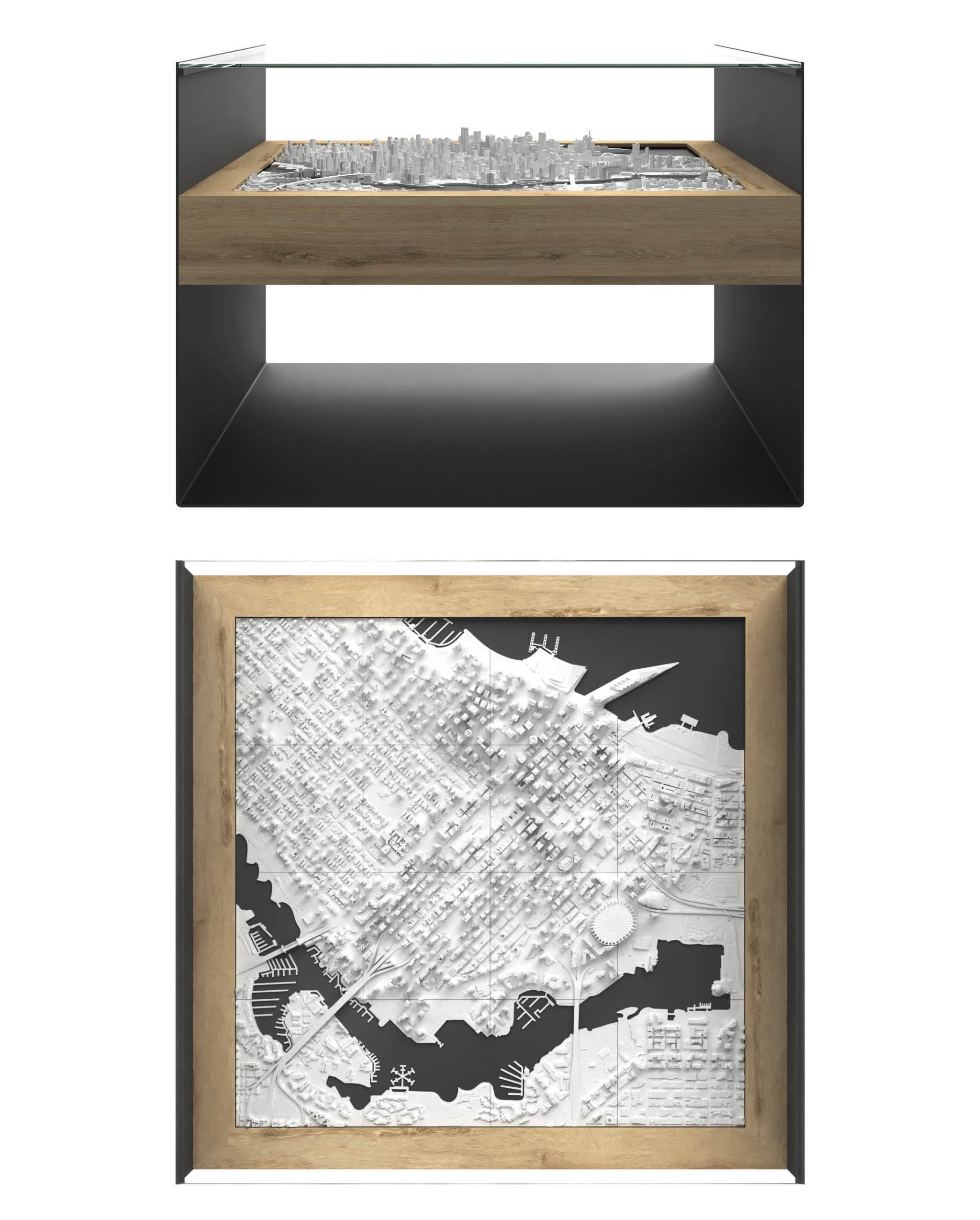 BLOK L Coffee Table 3D City Model Sale - CITYFRAMES