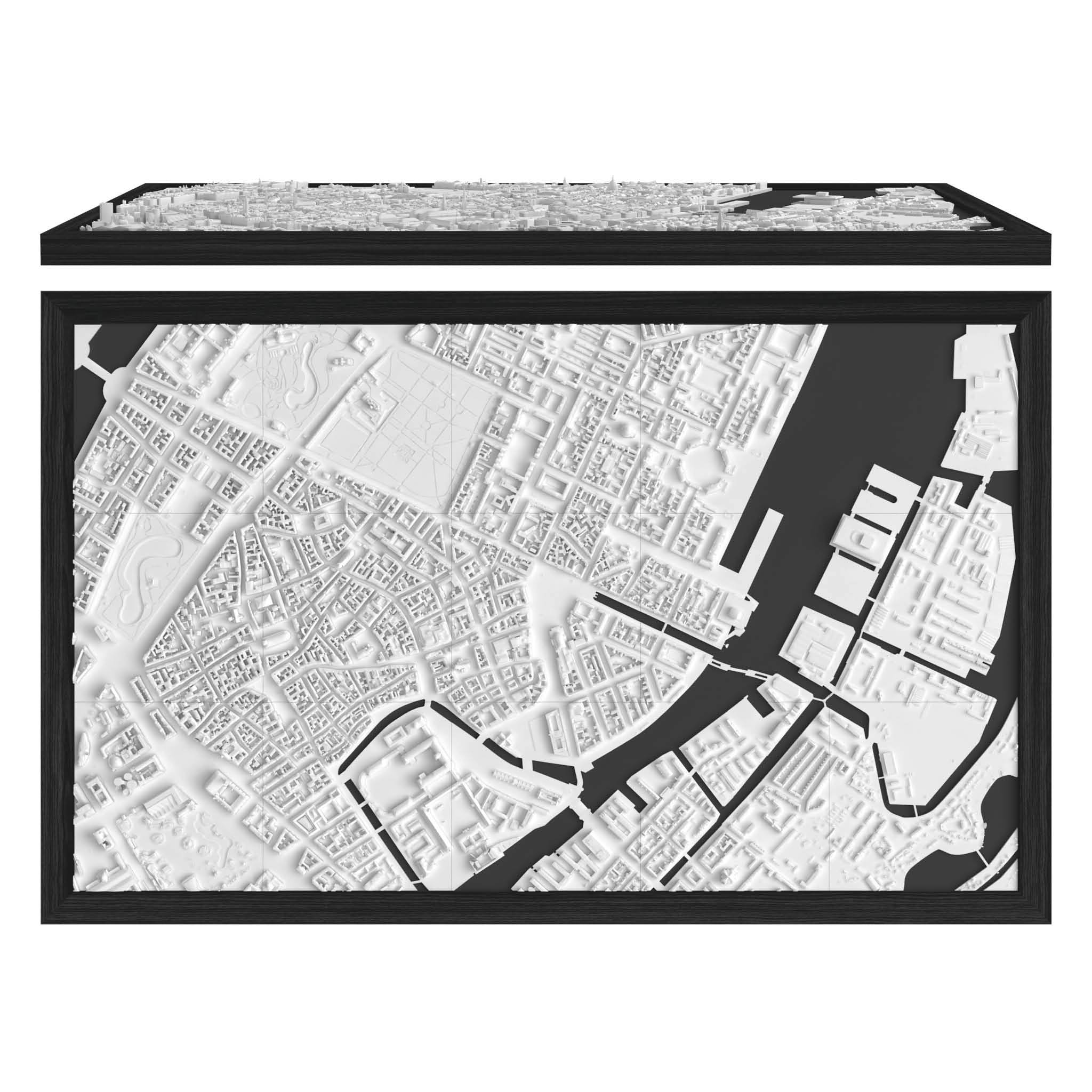 Copenhagen Frame 3D City Model Europe, Frame - CITYFRAMES